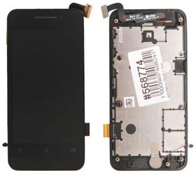 Фото 1/2 (A400CG) дисплей в сборе с тачскрином и передней панелью для Asus ZenFone 4 (4.0") оригинал