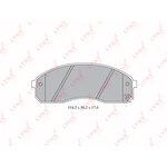 BD4406, К-кт колодок для диск. тормозов KIA CARNIVAL 2.5-2.9D 98