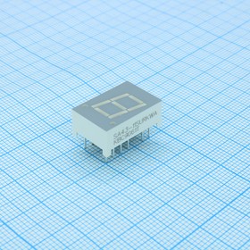 SA43-11SURKWA, 1 разрядный индикатор 10,92мм/красный/645нм/ 52000....100000мКд/ОА