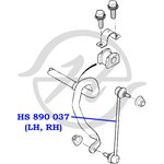 HS890037, Тяга/стойка стабилизатора