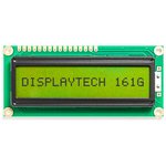 161G BC BW, LCD Character Display Modules & Accessories 16X1 Char Display STN ...