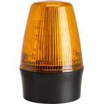 LEDS100-02-01, LEDS100 Series Amber Flashing Beacon, 20 → 30 V ac/dc ...