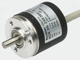 BDK 16.24K100-5-4, BDK Series Optical Incremental Encoder, 100 ppr, HTL/Push Pull Signal, Solid Type, 5mm Shaft