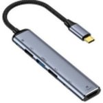 Кабель Type-C на HDMI + USB 3.1 + Type C + USB 2.0 x2 + PD