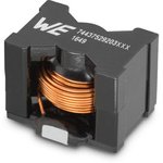 7443641000B, Wurth, WE-HCF, 2818 Shielded Wire-wound SMD Inductor with a MnZn ...