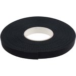 Black Hook & Loop Tape, 20mm x 10m