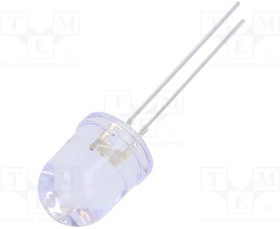 OSW54KA131A-VVLED, LED; 10mm; white cold; 7000mcd; 30°; Front: convex; 3?13V