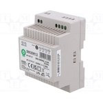 DIN30W12, Power supply: switched-mode; 30W; 12VDC; for DIN rail mounting