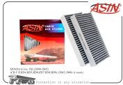 ASINFC2795C, Фильтр салона Honda Civic VII 00-05; CR-V II 02-06, Stream 01-12 (2 шт) угольный