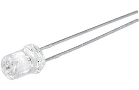 Фото 1/2 LL-504WC2K-W2-3P, LED; 5mm; white cold; 210?350mcd; 120°; Front: recessed; 2.8?3.8V