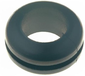 Фото 1/2 Grommet, cabel-Ø 6 to 7 mm, PVC, black
