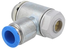 Фото 1/4 GRLA-3/8-QS-10-D, GRLA Series Tube Exhaust Valve, 10mm Tube Inlet Port x G 3/8 Outlet Port, 193151