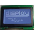 DEM 128064A SBH-PW-N, Дисплей ЖКД, графический, STN Negative, 128x64, LED ...
