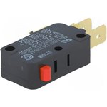 V-16-1C5, Micro Switch V, 16A, 1CO, 1.96N, Pin Plunger