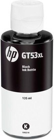 Фото 1/10 1VV21AE, Ёмкость с чернилами HP GT53 черная увеличенной емкости 135 мл (6000 стр)