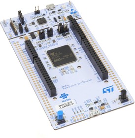 Photo 1/2 NUCLEO-L4R5ZI-P, Nucleo-144 debugging board based on STM32L4R5ZIT6P MCU, ST-LINK/V2-1, Arduino interface