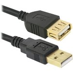 USB кабель USB02-06PRO USB2.0 AM-AF, 1.8м 87429