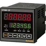 CT6M-2P2 24-48VDC/24VAC Цифровой счётчик-таймер, 72х72мм, двойная уставка