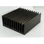 Охладитель (радиатор охлаждения) 150x140x 57, тип F39, аллюминий, BLA295-150, черный