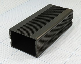 Охладитель (радиатор охлаждения) 150x 70x 45, тип C02, аллюминий, BLA457-150, черный