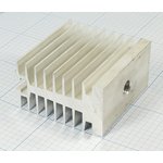 Охладитель (радиатор охлаждения) 80x 80x 45, тип I08, аллюминий, О-151, серый