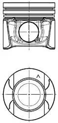 97504620, Поршень ДВС RENAULT: 2.3dCi M9T=85 2.5x2x2 +0.5 10