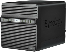 Фото 1/10 Система хранения данных Synology QC 1,1GhzCPU/2Gb/ RAID0,1,10,5,6/upto 4HP HDD SATA(3.5', 2.5')/2xUSB3.2/2xGbE/ iSCSI/2xIPcam(up to 30)/1xPS