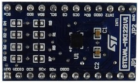 STEVAL-MKI221V1, Acceleration Sensor Development Tools LSM6DSO32X adapter board for a standard DIL 24 socket