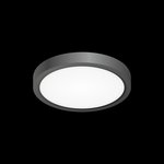 Накладной светильник Бейсик, черный LED 12Wх4000K CL738121N