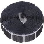 Black Hook & Loop Tape, 25mm x 5m