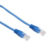 Патч-корд 2 м синий 5E RJ-45 кабель сетевой для интернета (5 шт.)