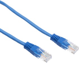 Фото 1/3 Патч-корд 1 м синий 5E RJ-45 кабель сетевой для интернета (5 шт.)