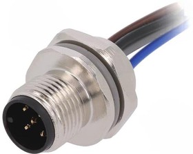 Фото 1/4 T4171210005-001, Straight Male 5 way M12 to Unterminated Sensor Actuator Cable, 200mm
