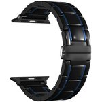 Керамический ремешок для Apple Watch 38/40 mm LYAMBDA LIBERTAS DS-APG-06-40-BD Black/Dark Blue