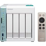 Система хранения данных QNAP CHANNEL DC 1,6GhzCPU/1Gb (upto8Gb)/upto 4HDD ...