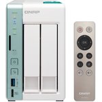 Система хранения данных QNAP CHANNEL DC 1,6GhzCPU/1Gb (upto8Gb)/upto 2HDD ...