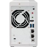 Система хранения данных QNAP CHANNEL DC 1,6GhzCPU/1Gb (upto8Gb)/upto 2HDD ...