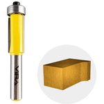 Фреза кромочная прямая обгонная с нижним подшипником 12.7 х 25 мм хвостовик 8 мм ...