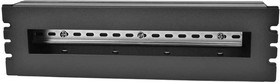Фото 1/10 19" панель с DIN-рейкой PS-3U, цвет черный