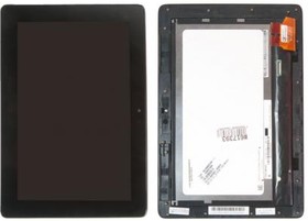 Фото 1/2 (A68) дисплей в сборе с тачскрином и передней панелью для Asus A68 черный, оригинал