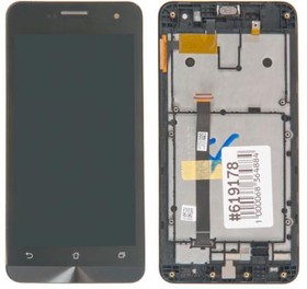Фото 1/2 (A500CG) дисплей в сборе с тачскрином и передней панелью для Asus ZenFone 5 A500CG A501CG оригинал