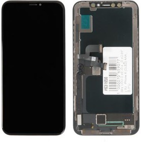 (iPhone X) дисплей в сборе с тачскрином для Apple iPhone X (OLED), черный