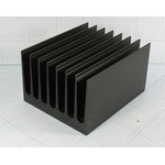 Охладитель (радиатор охлаждения) 150x125x 88, тип F35, аллюминий, BLA275-150, черный