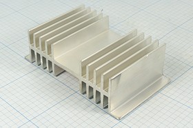 Охладитель (радиатор охлаждения) 120x 70x 36, тип M07, аллюминий, KRA4129/70, серый