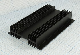 Охладитель (радиатор охлаждения) 150x106x 24, тип M04, аллюминий, HS104-150, черный
