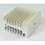 Охладитель (радиатор охлаждения) 80x 80x 45, тип I10, аллюминий, О-231, серый
