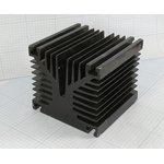 Охладитель (радиатор охлаждения) 110x110x 98, тип I23, аллюминий, О-291-110, черный