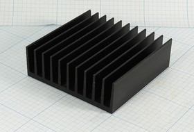 Охладитель (радиатор охлаждения) 100x100x 33, тип F30, аллюминий, BLA178-100, черный