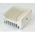 Охладитель (радиатор охлаждения) 80x 80x 45, тип I07, аллюминий, О-241, серый