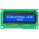 162H CC BC-3LP 162H Alphanumeric LCD Display, White on, 2 Rows by 16 Characters ...